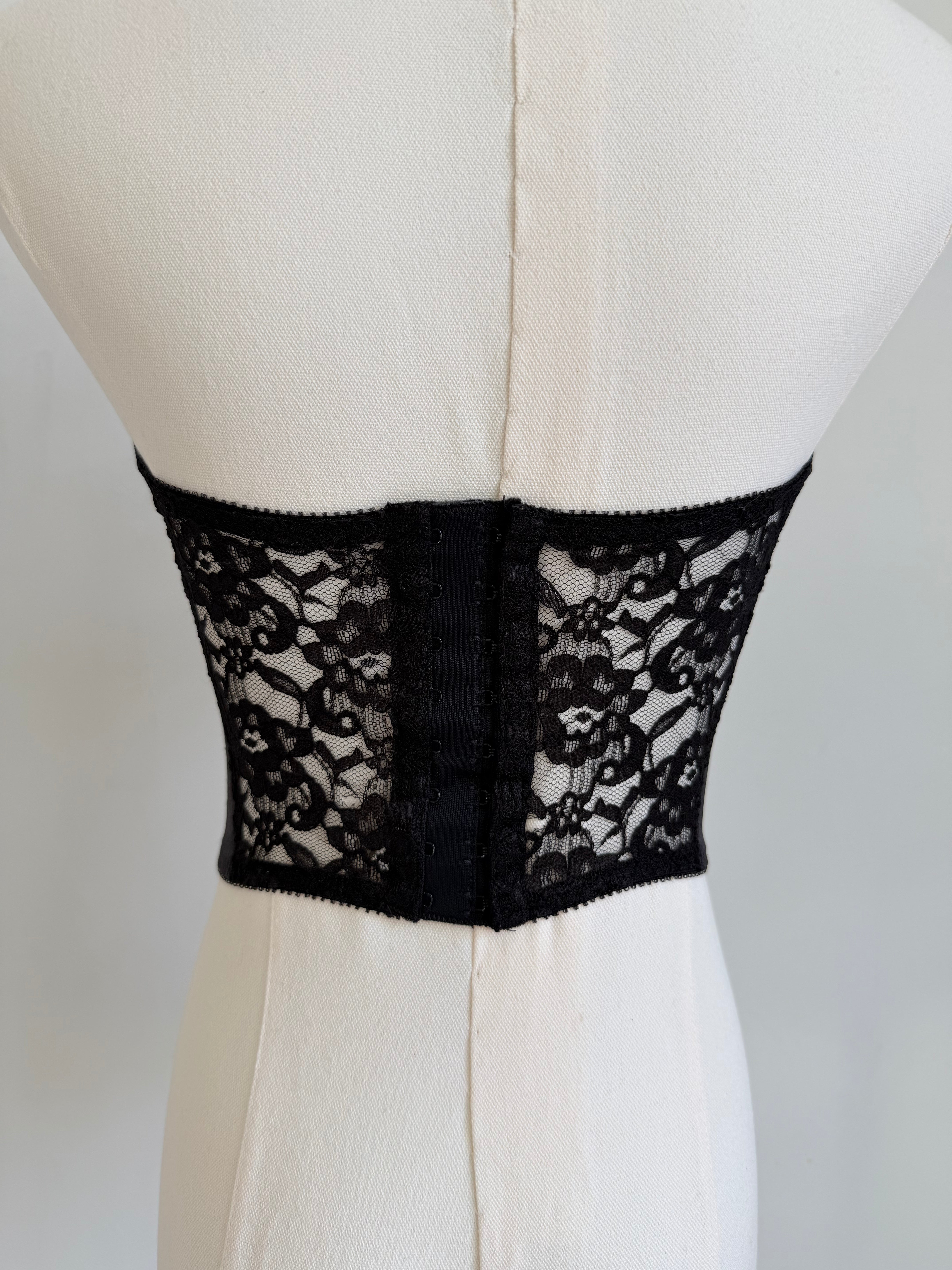 Black Lace Corset