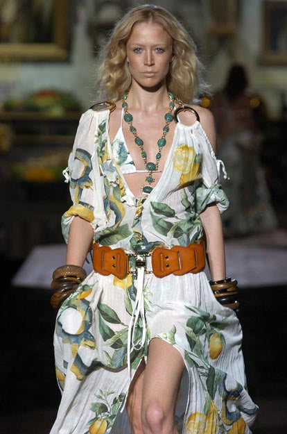S/S 2005 "Lemon & Serpent" Corset