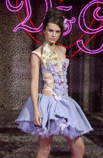 2004 Floral Bondage Corset