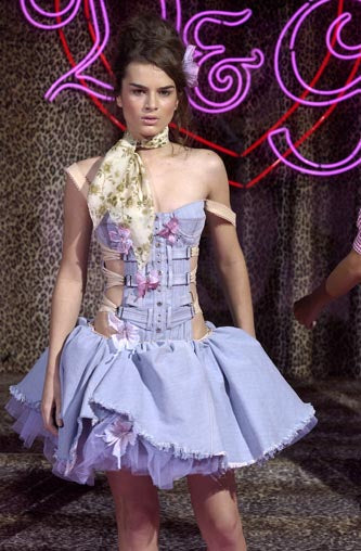 2004 Floral Bondage Corset