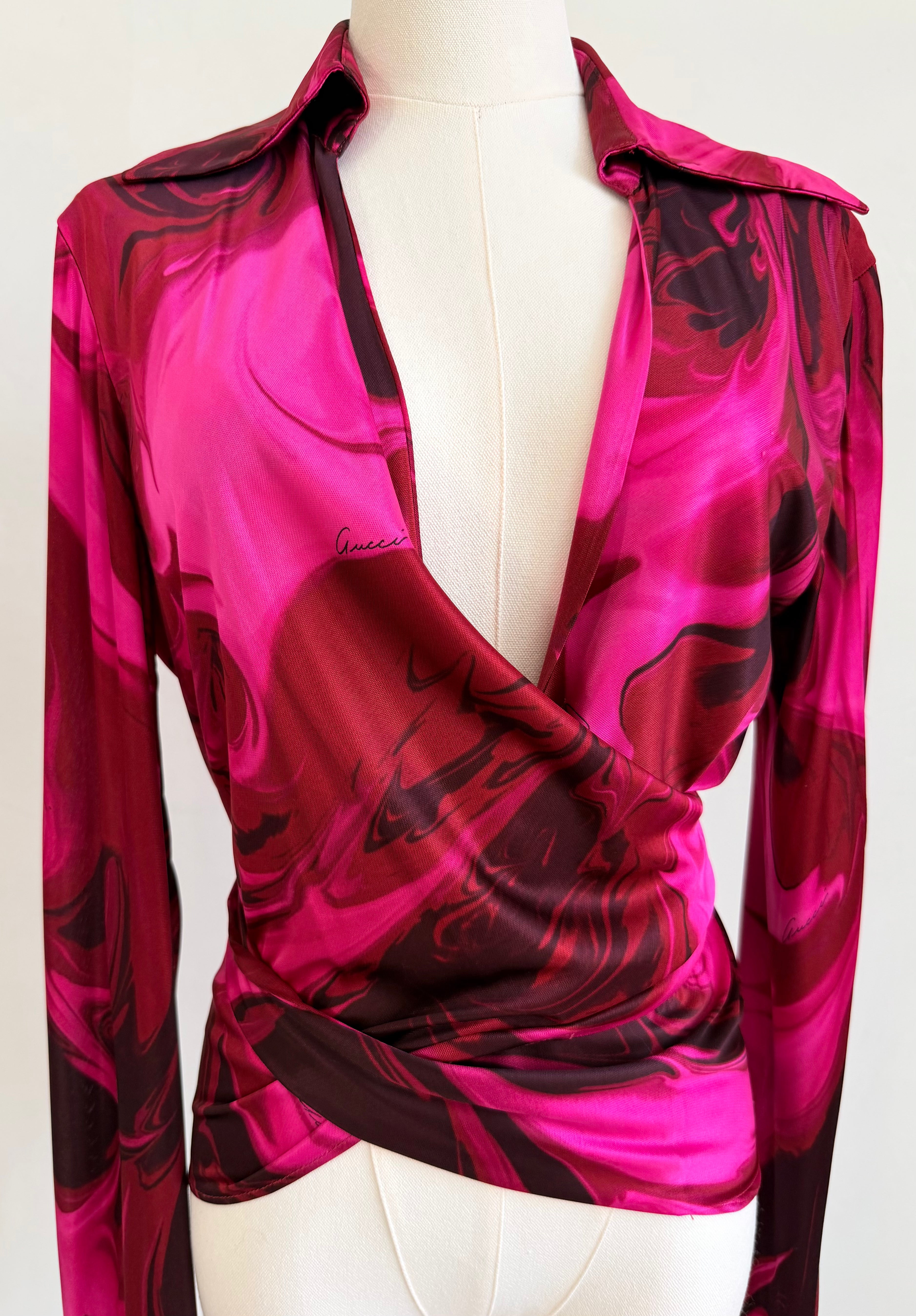 S/S 2001 "Liquid Magma" Tie-Up Top
