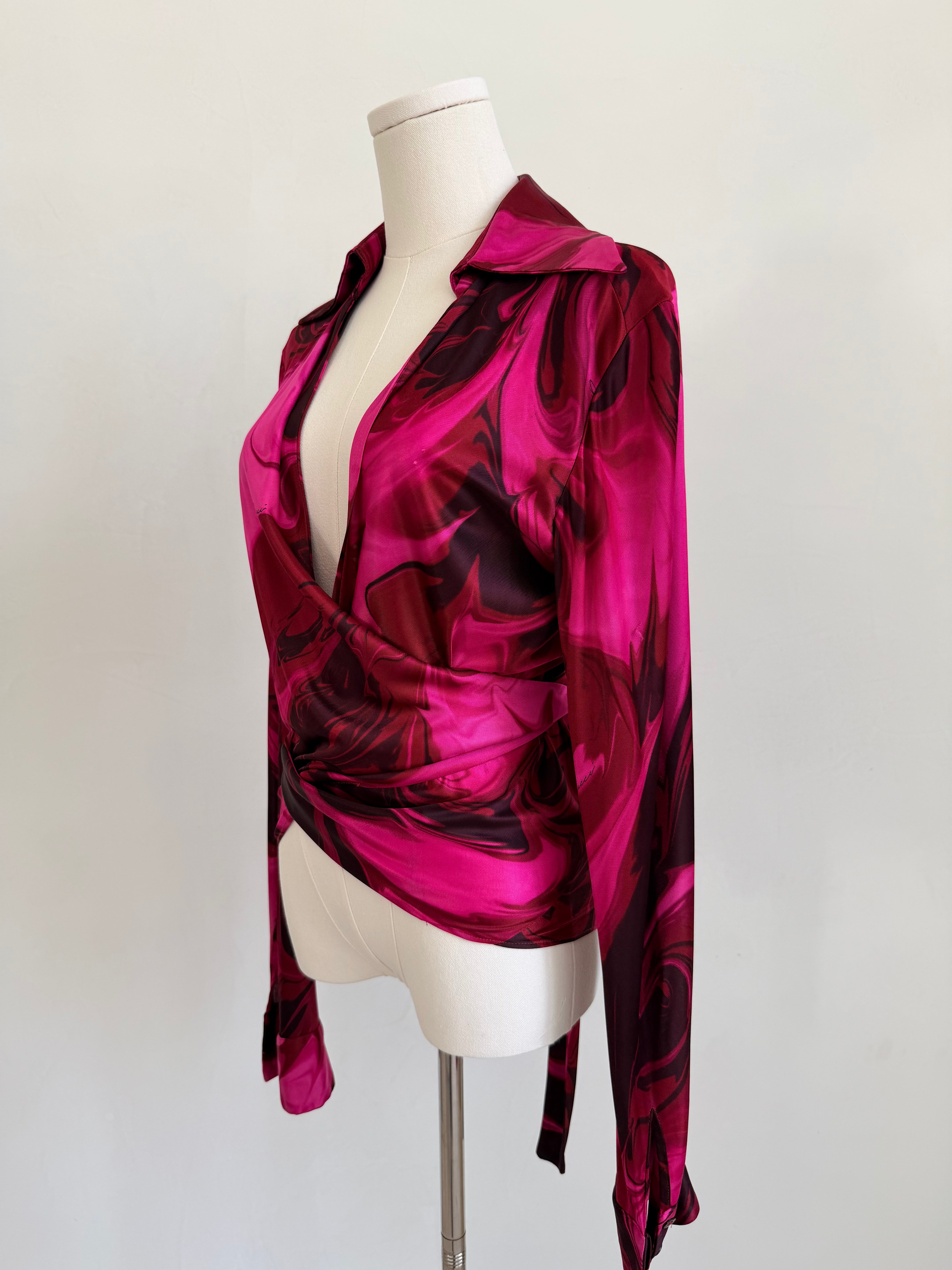 S/S 2001 "Liquid Magma" Tie-Up Top