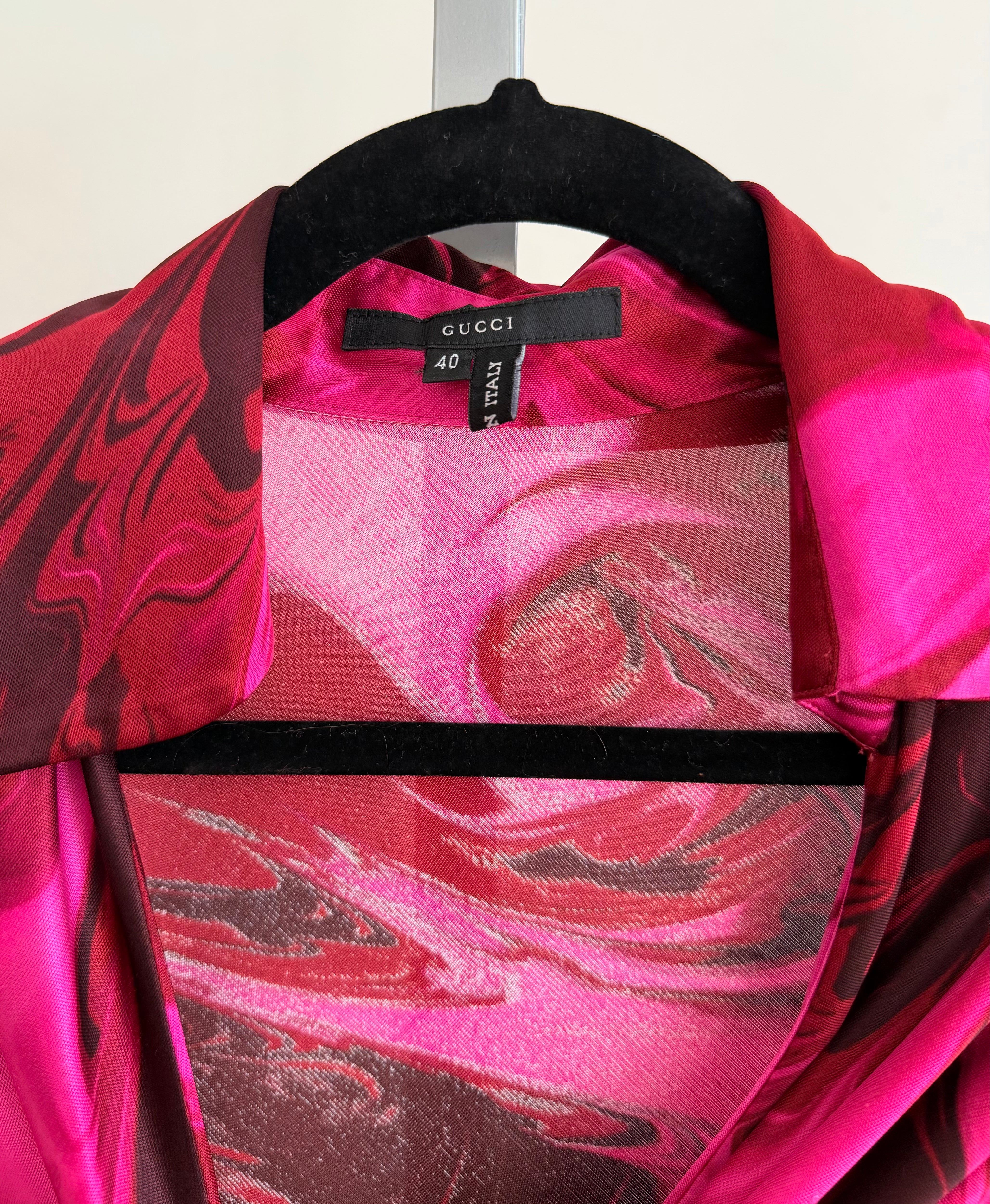 S/S 2001 "Liquid Magma" Tie-Up Top