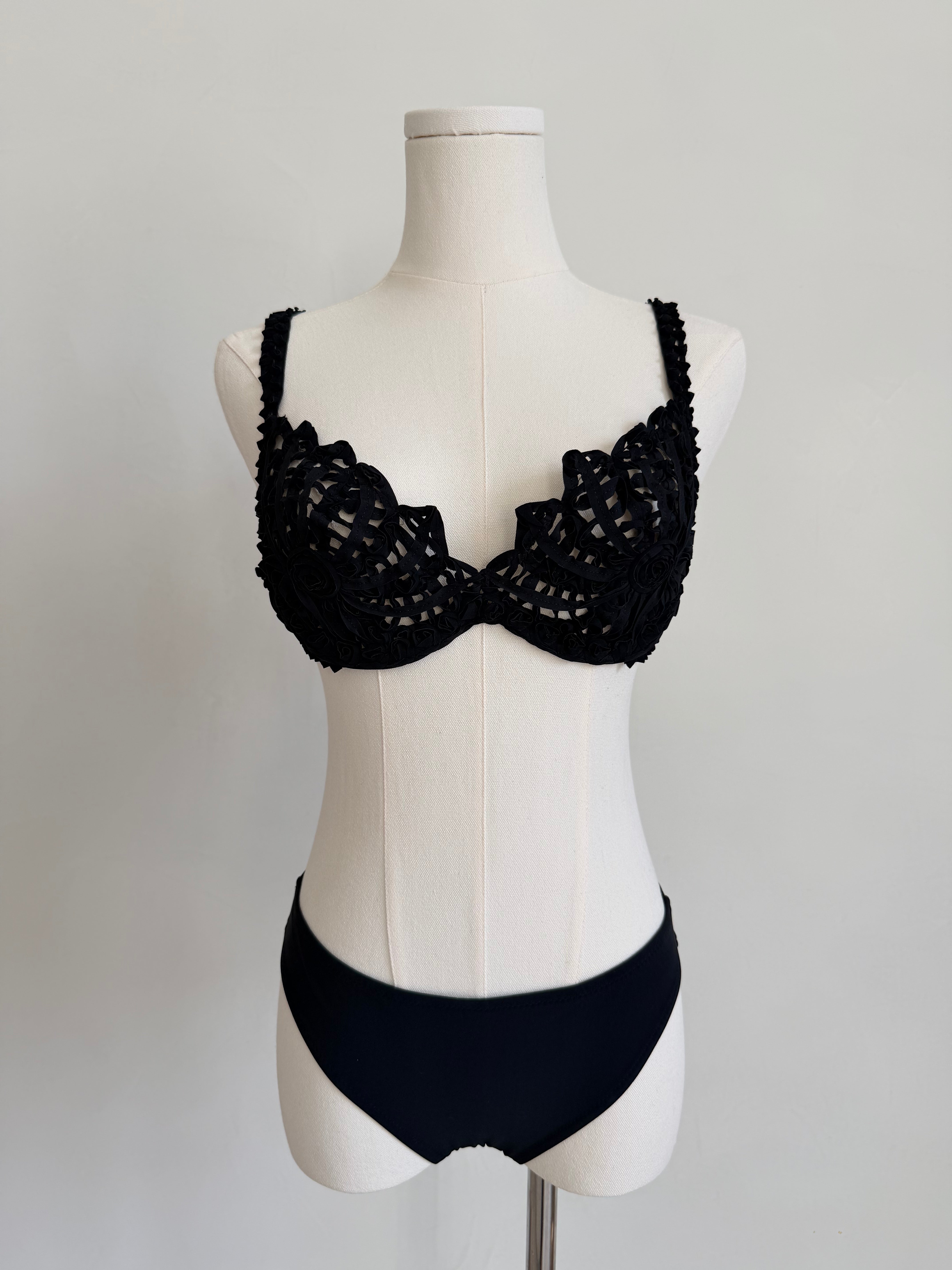 S/S 2001 Black Crochet Swimsuit