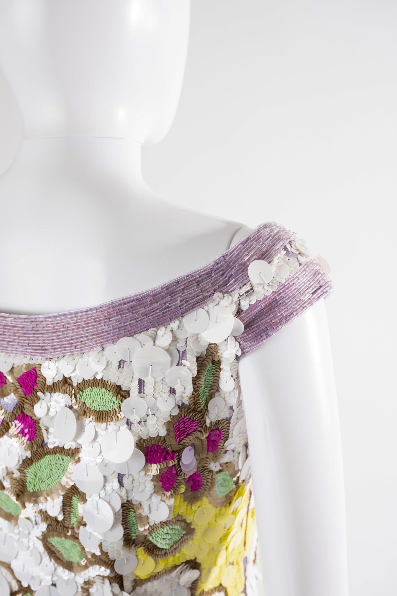 S/S 2004 Floral Sequin Mini Dress