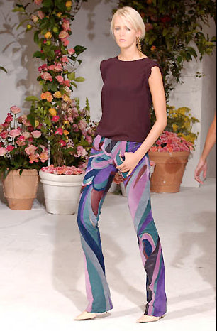S/S 2002 Runway Suede “Swirl” Patchwork Pants
