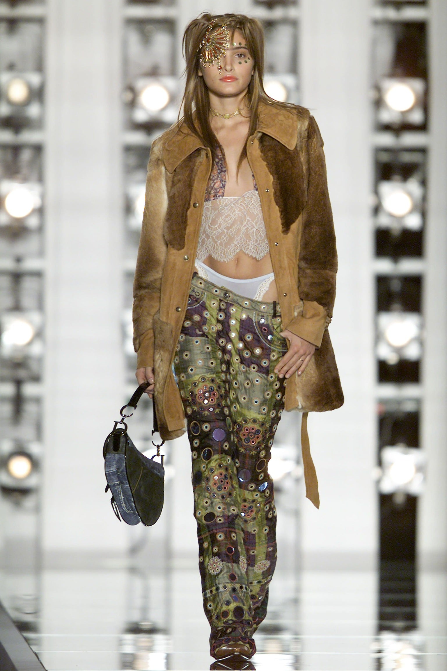 F/W 2001 “Global Raver” Mirrored Patchwork Pants