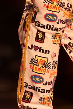 S/S 2002 Multicolor “Galliano Fashion” Ruffle Shirt
