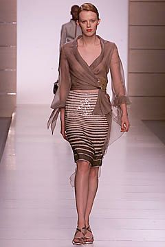 NWT S/S 2001 Striped Sequin Skirt