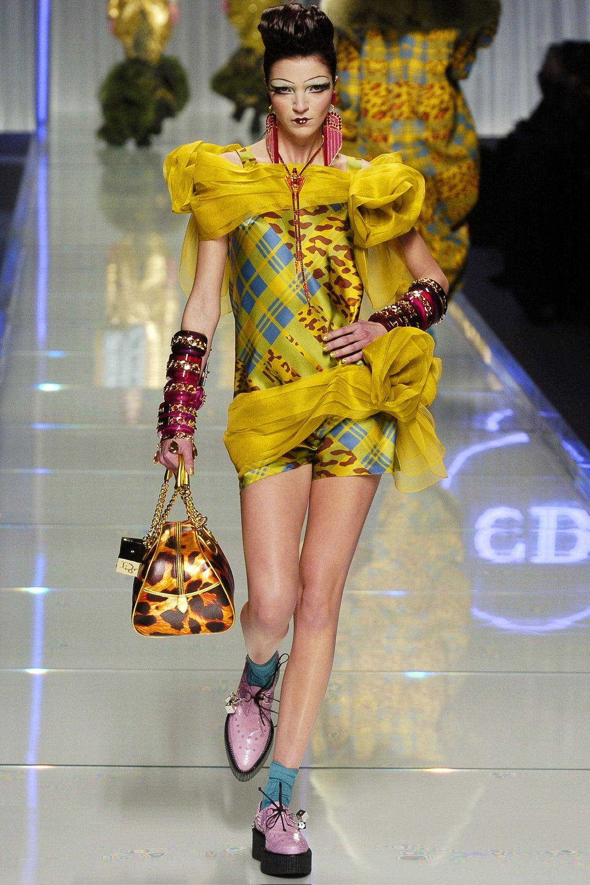 F/W 2004 Green Plaid Skirt