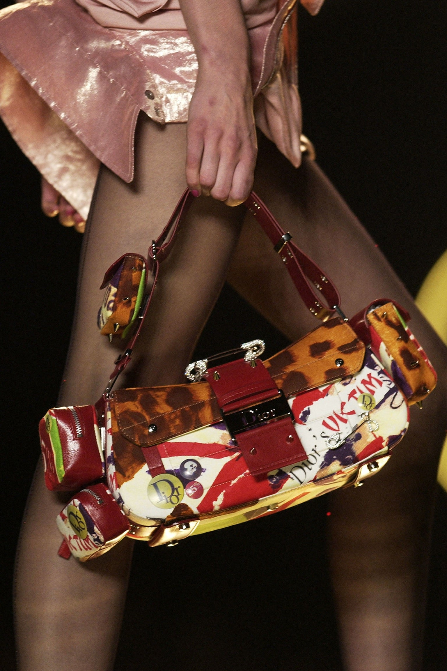 S/S 2003 “Columbus" Street Chic Leather Shoulder Bag